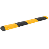 Vidaxl speed threshold 226x32.5x4 cm rubber yellow and black