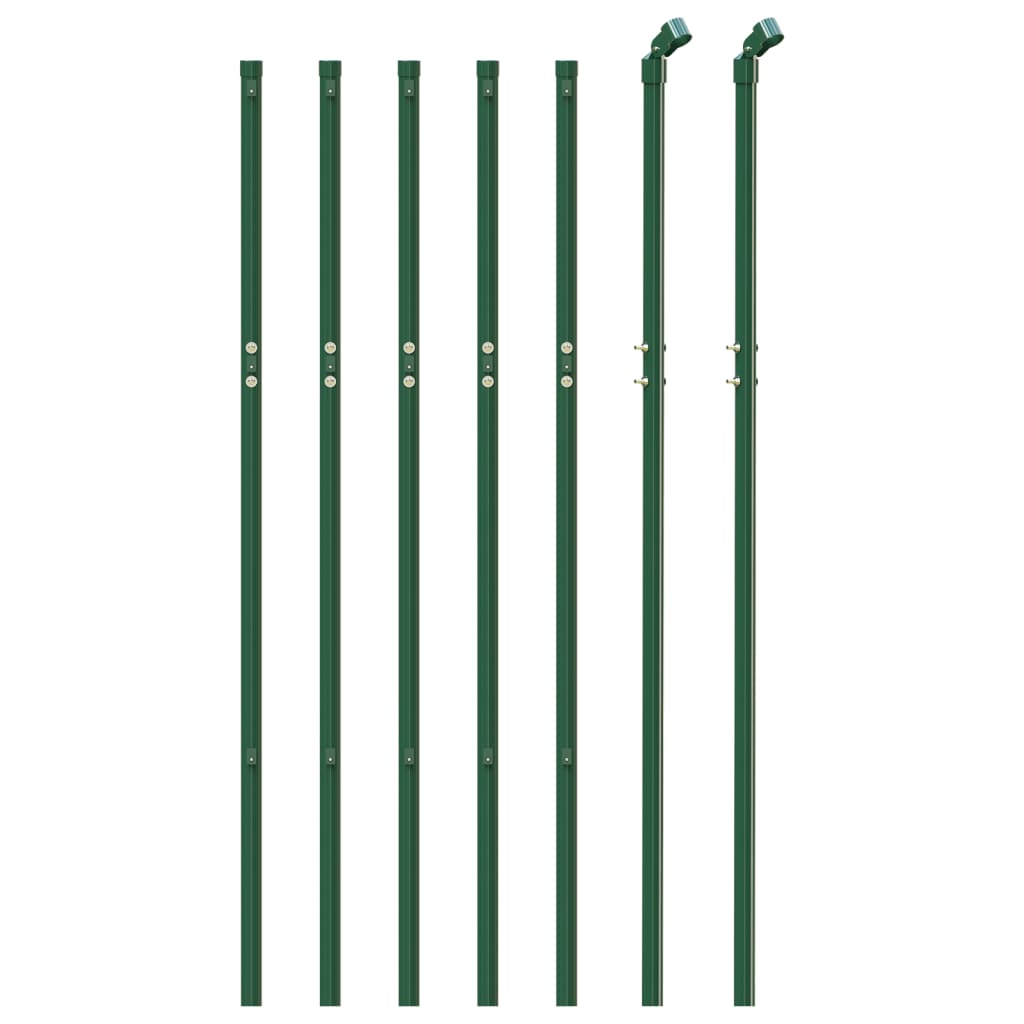 Vidaxl Mesh Mesh FET 1.1x10 M de acero galvanizado verde