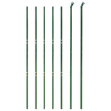 Vidaxl Mesh Mesh FET 1.4x10 M de acero galvanizado verde