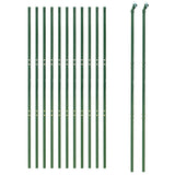 Vidaxl Mesh de alambre FET 1.8x25 M Galvanizado de acero verde