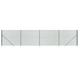 Vidaxl Wire Mesh Fet med malede ankre 1,8x10 m grøn