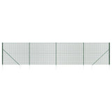 Vidaxl Wire Mesh Fet med malede ankre 2,2x10 m grøn