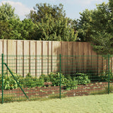 Fence a rete filo Vidaxl con ancore di terra 0,8x25 m verdi