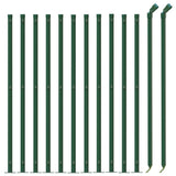 FET a rete filo Vidaxl con flangia 0,8x25 m verde