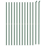 FET a rete filo Vidaxl con flangia 1.4x25 m verde