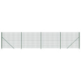 Vidaxl Wire mesh fet with flens 2x10 m green