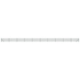 Vidaxxl Maschendrahtzaun mit Flansch 0,8x25 m grün