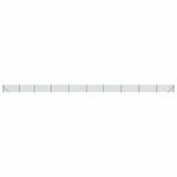Vidaxxl Maschendrahtzaun mit Flansch 1,1x25 m grün