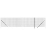 Vidaxl Mesh Mesh FET 1.8x10 M de acero galvanizado antracita