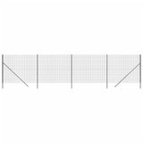 Vidaxl Mesh Mesh FET 1.4x10 M de acero galvanizado antracita