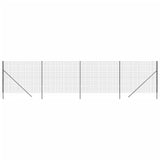 Vidaxl Mesh Mesh FET 1.8x10 M de acero galvanizado antracita