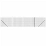 Vidaxl Wire Mesh Fet med malede ankre 2,2x10 m anthracit -farvet