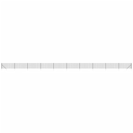 Vidaxxl Maschendrahtzaun mit Erdankern 0,8x25 m Anthrazit