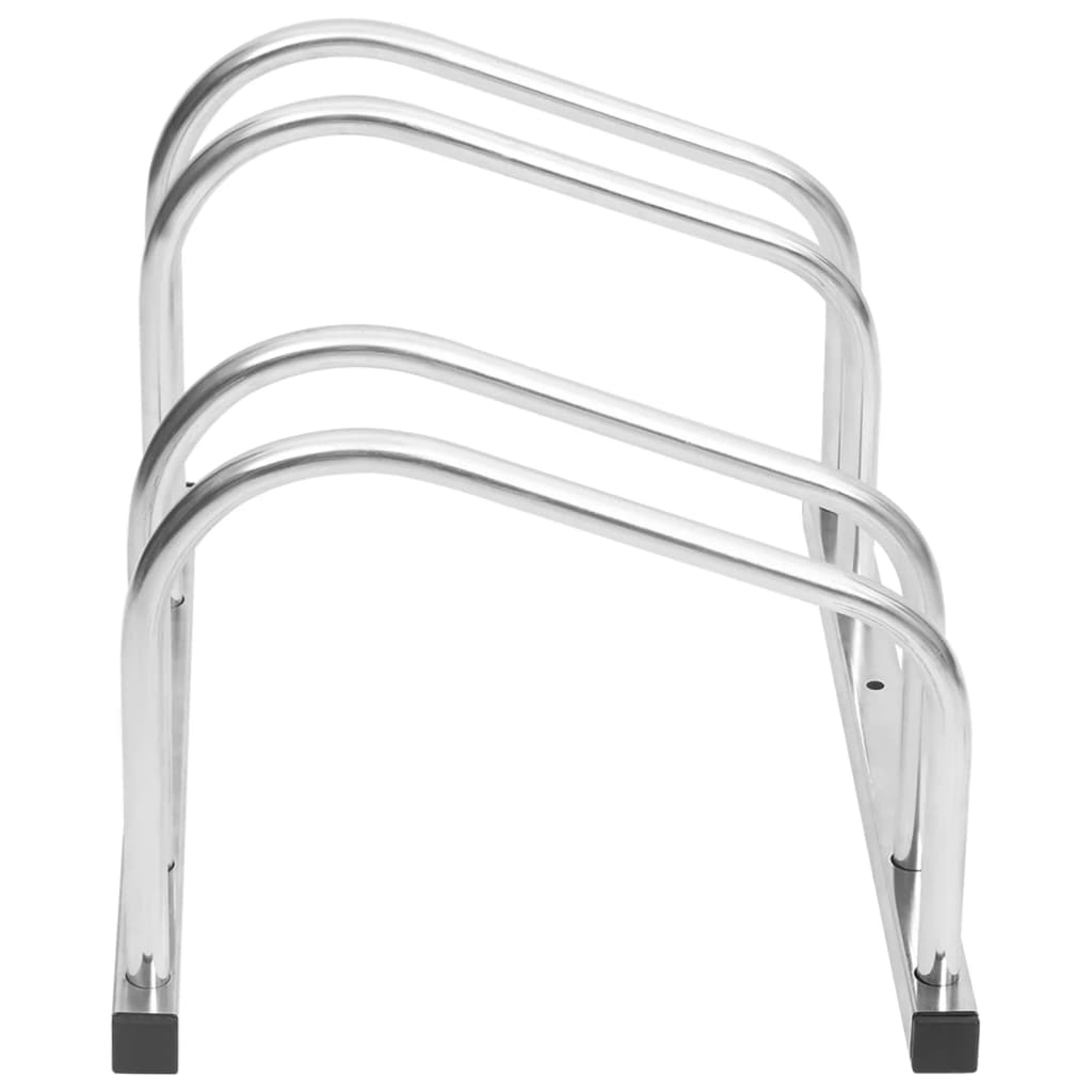 Vidaxl bicycle rack for 2 bicycles galvanized steel