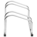 Vidaxl bicycle rack for 2 bicycles galvanized steel