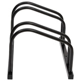 Rack de vélos Vidaxl pour 2 vélos en acier noir