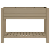 Vidaxx Pflanzgefäß erhöht 110x45x79 cm Polypropylen hellbraun
