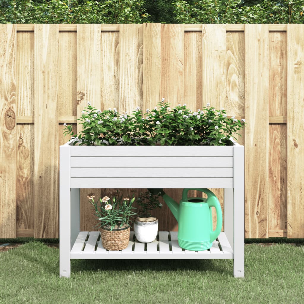 Bidaxl Planter höjde 110x45x79 cm polypropen vit