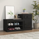 Vidaxx Schuhschrank 100x42x60 cm lackiertes Holz schwarz