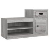 Vidaxx Schuhschrank 100x42x60 cm, Holzwerkstoff, Farbe Sonoma-Eiche, Grau
