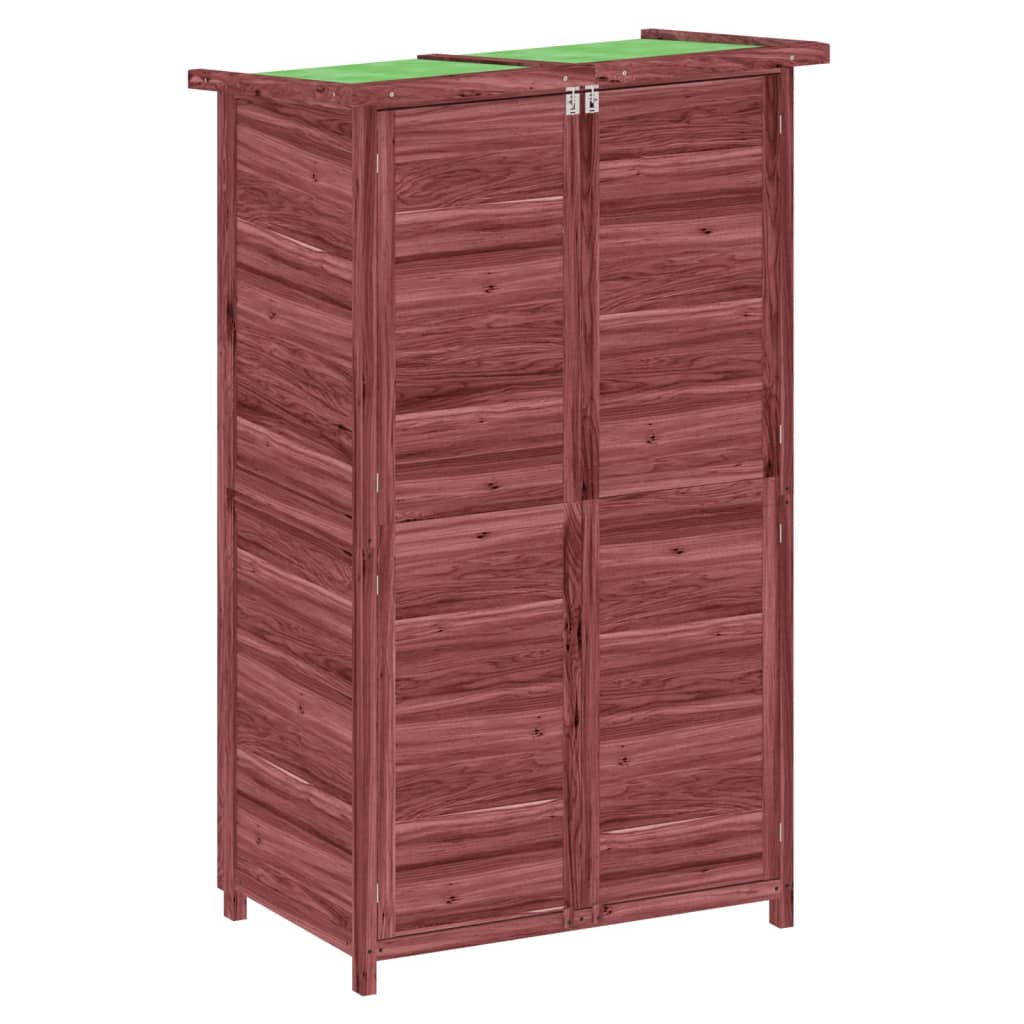 Vidaxl Garden Shed 83x57x140 cm Solid Pine Mugger -farget