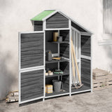 Vidaxl Garden Shed 120x53.5x170 cm de pino sólido