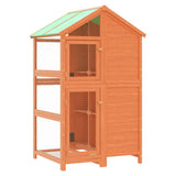 Vidaxx Voliere 97x81x152 cm massives Kiefernholz braun