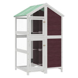 Vidaxl Aviary 97x81x152 cm Solid Pine Mugger -farvet