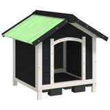 Vidaxl Dog Loft 65x65x61,5 cm stałego sosny szarości