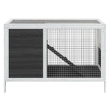 Vidaxl Rabbit Hutch 103x44x69.5 cm de pino sólido