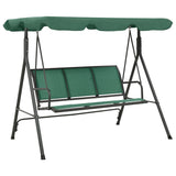 Vidaxx Schaukelbank 170 cm Textilene und Stahl grün