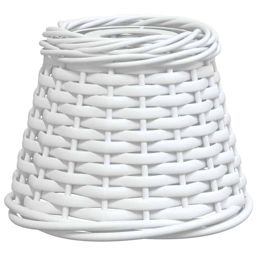 Vidaxx Deckenlampenschirm ø15x12 cm Korbgeflecht weiß