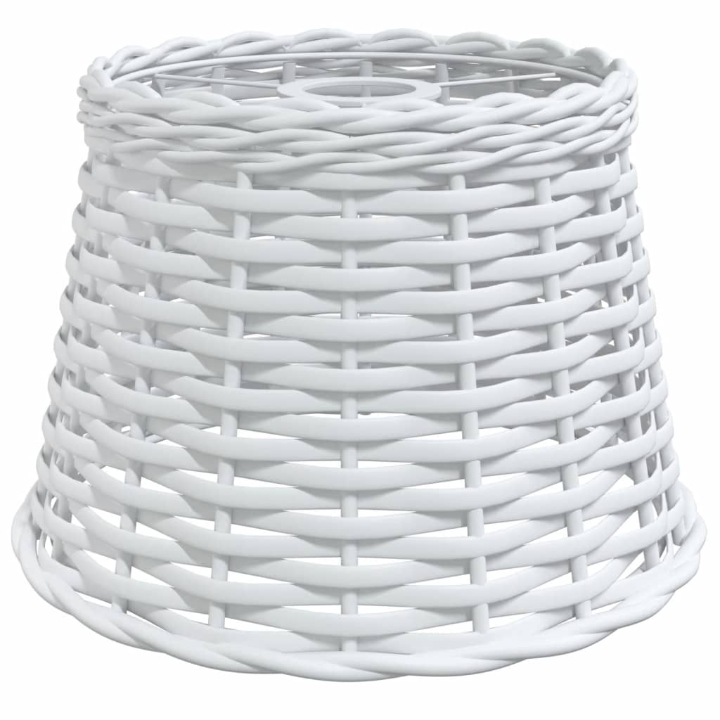 Vidaxx Deckenlampenschirm ø25x17 cm Korbweide weiß