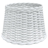 Vidaxx Deckenlampenschirm ø40x26 cm Korbgeflecht weiß