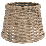 Vidaxx Deckenlampenschirm ø25x17 cm Korbgeflecht braun