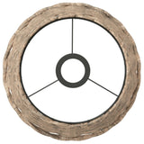 Vidaxx Deckenlampenschirm ø25x17 cm Korbgeflecht braun