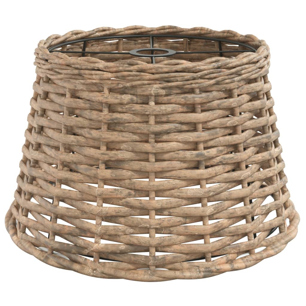 Vidaxx Deckenlampenschirm ø38x23 cm Korbgeflecht braun
