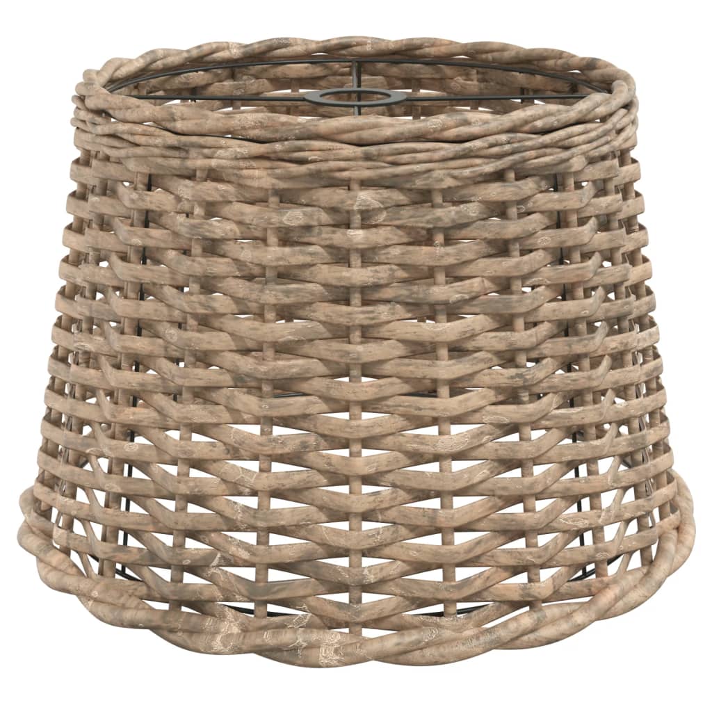 Vidaxx Deckenlampenschirm ø40x26 cm Korbgeflecht braun