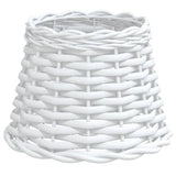VidaXL Lampenschirm ø20x15 cm Korbgeflecht weiß