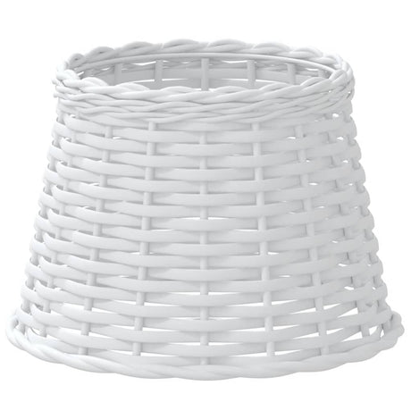 VidaXL Lampenschirm ø25x17 cm Korbgeflecht weiß