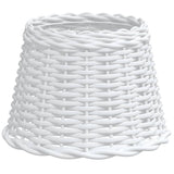 VidaXL Lampenschirm ø30x20 cm Korbgeflecht weiß