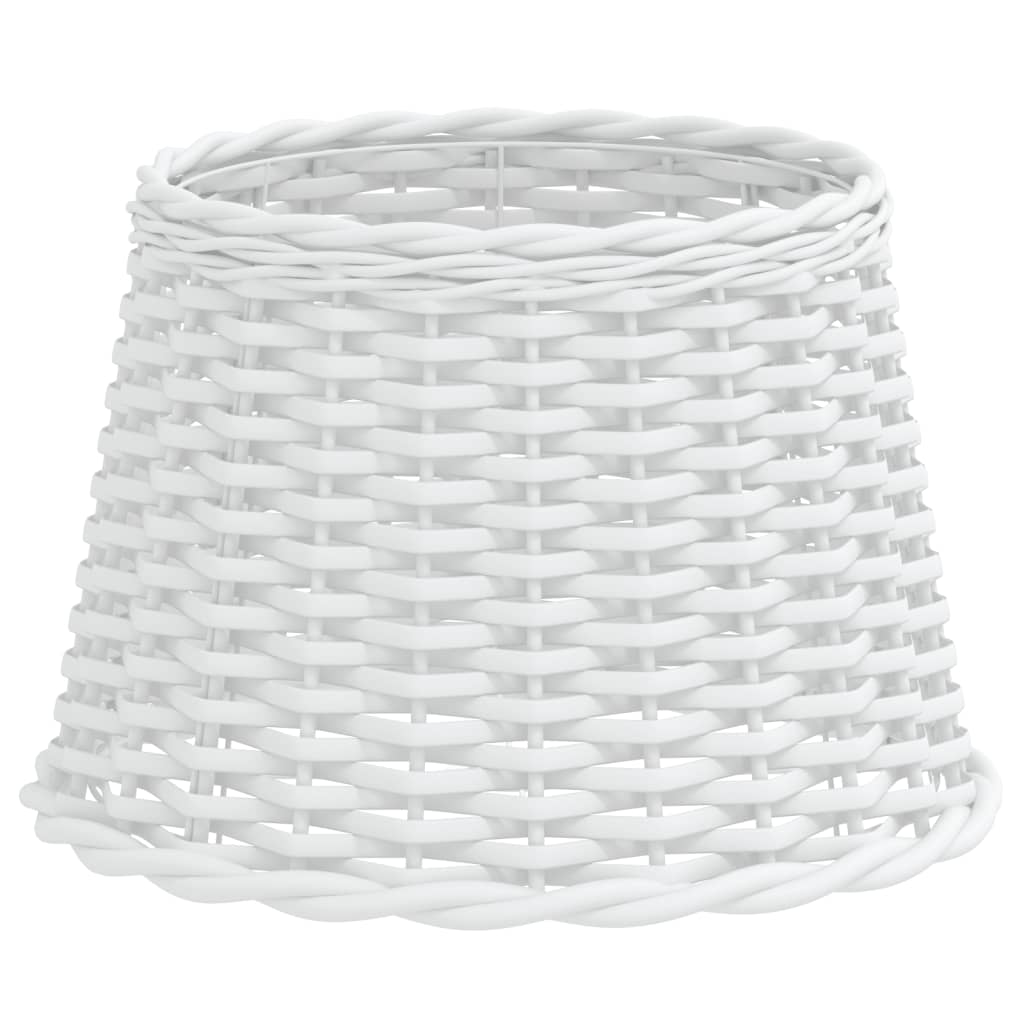 VidaXL Lampenschirm ø40x26 cm Korbgeflecht weiß