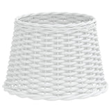 VidaXL Lampenschirm ø40x26 cm Korbgeflecht weiß