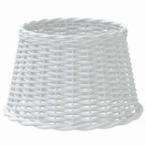 VidaXL Lampenschirm ø45x28 cm Korbgeflecht weiß