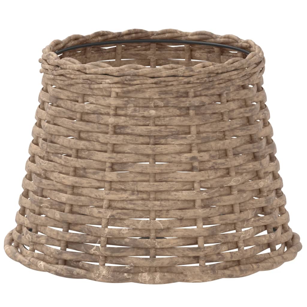 Vidaxxl Lampenschirm ø25x17 cm Korbgeflecht braun