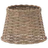 Vidaxxl Lampenschirm ø25x17 cm Korbgeflecht braun