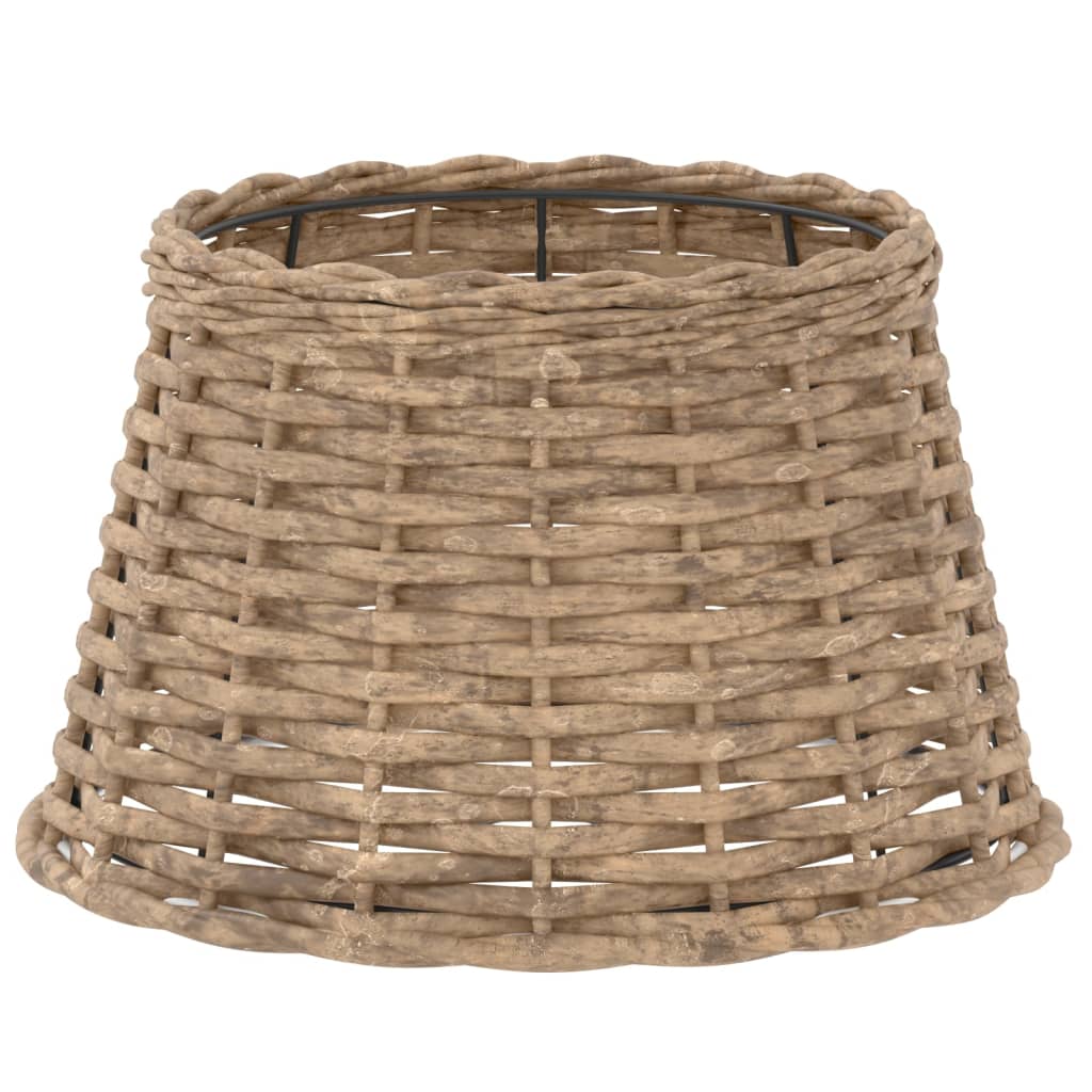 VidaXL Lampenschirm ø38x23 cm Korbgeflecht braun