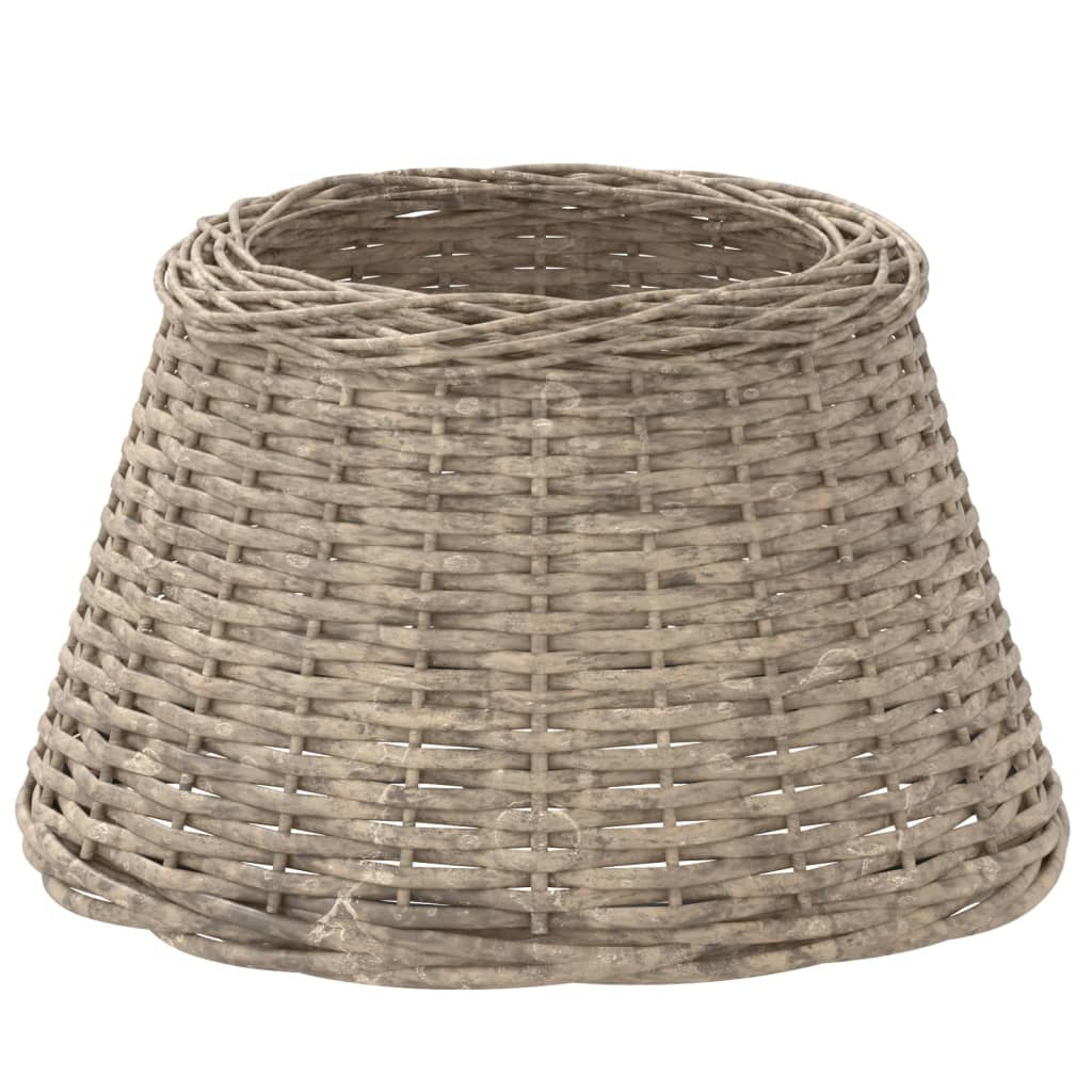VidaXL Lampenschirm Ø50x30 cm Korbgeflecht braun