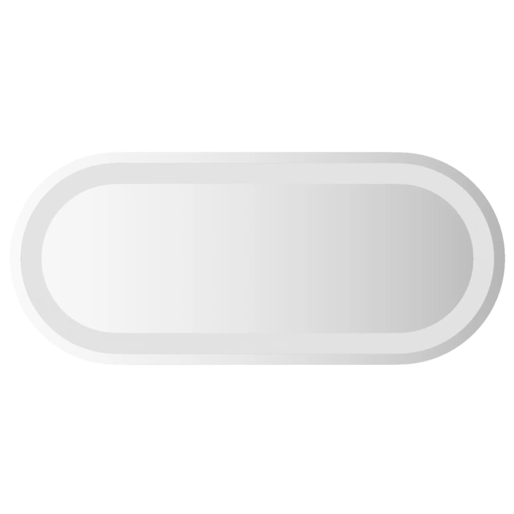 Vidaxl baderomsspeil LED Oval 60x25 cm