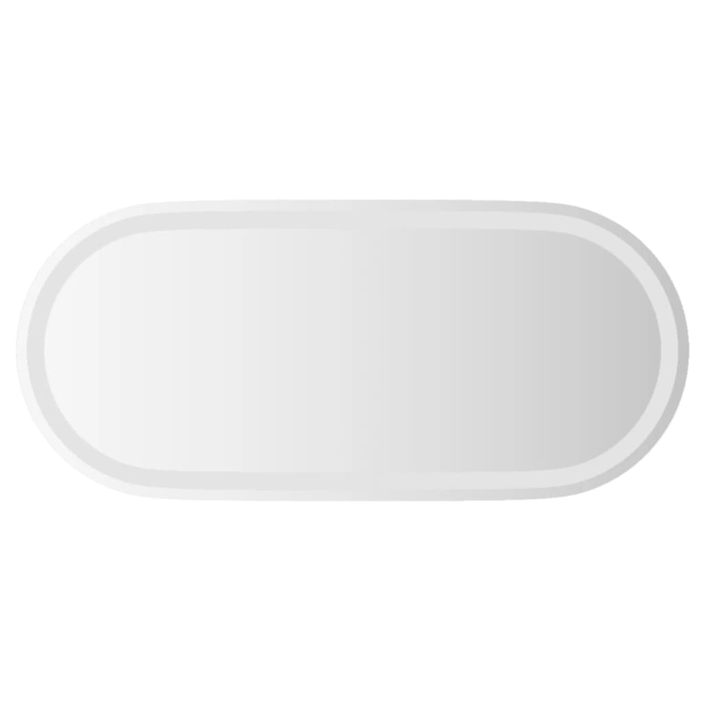 Vidaxl Mirror de baño LED Oval 80x35 cm